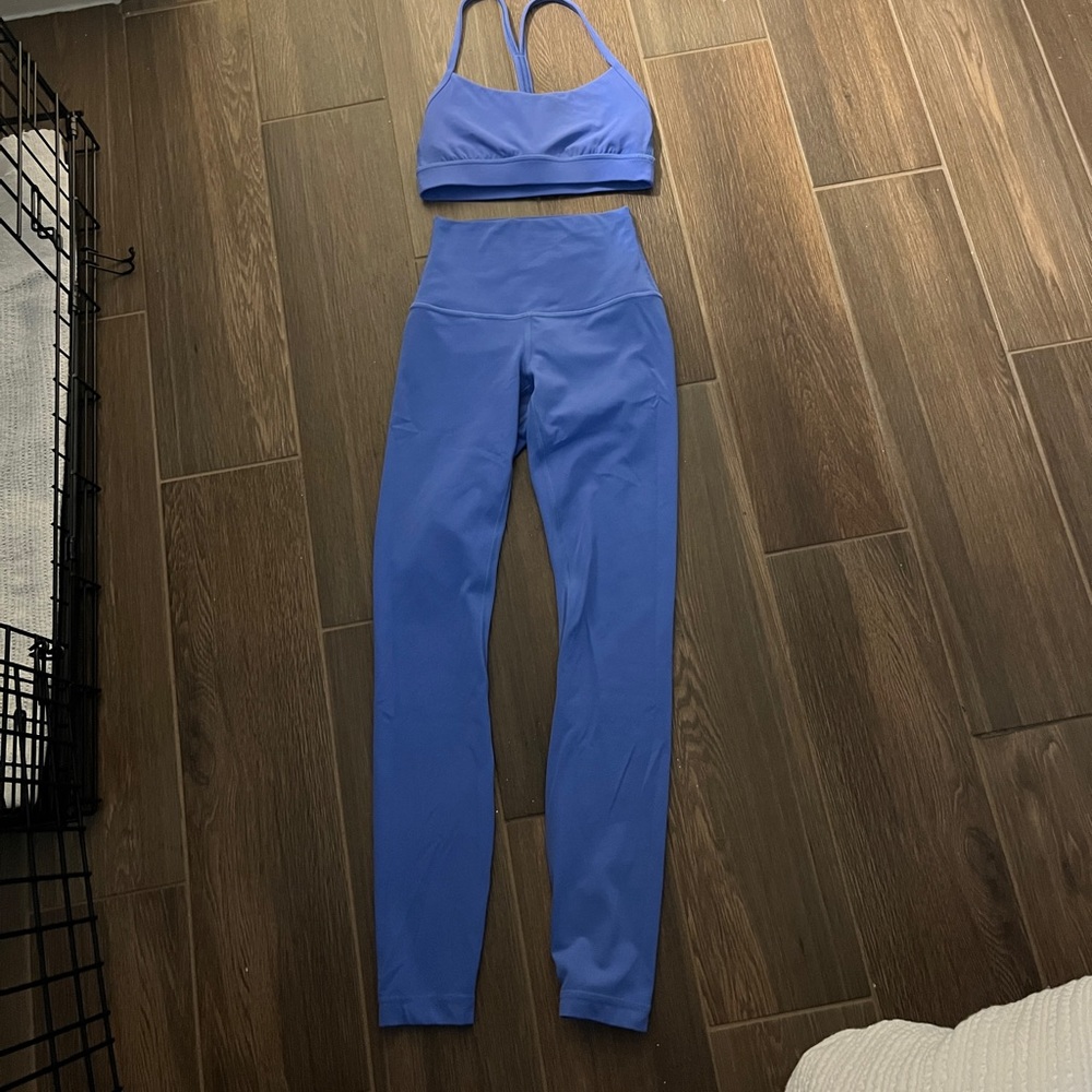 Lululemon align set - 25” leggings size 0 and nulu bra sz 2